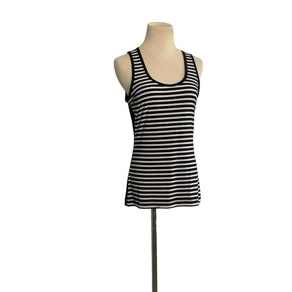 The Limited white black front stripe tank top Size Medium - Picture 11 of 11